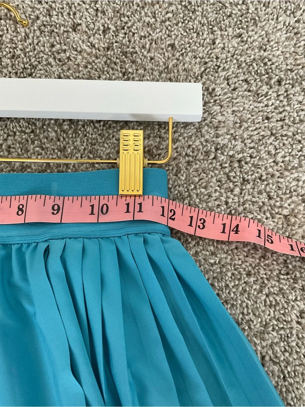 ALO Yoga Turquoise Pleated Skirt